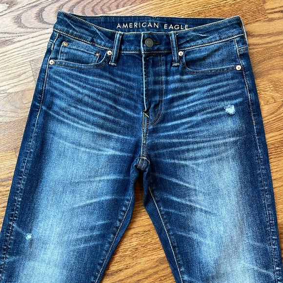 American Eagle Men’s Airflex + Temp Tech Athletic Skinny Jean - Picture 2 of 9